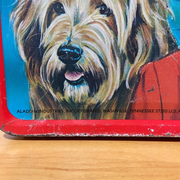 VIntage ALADDIN Metal LUNCH BOX 1981 ANNIE No Thermos-Needs TLC - Picture 4 of 9